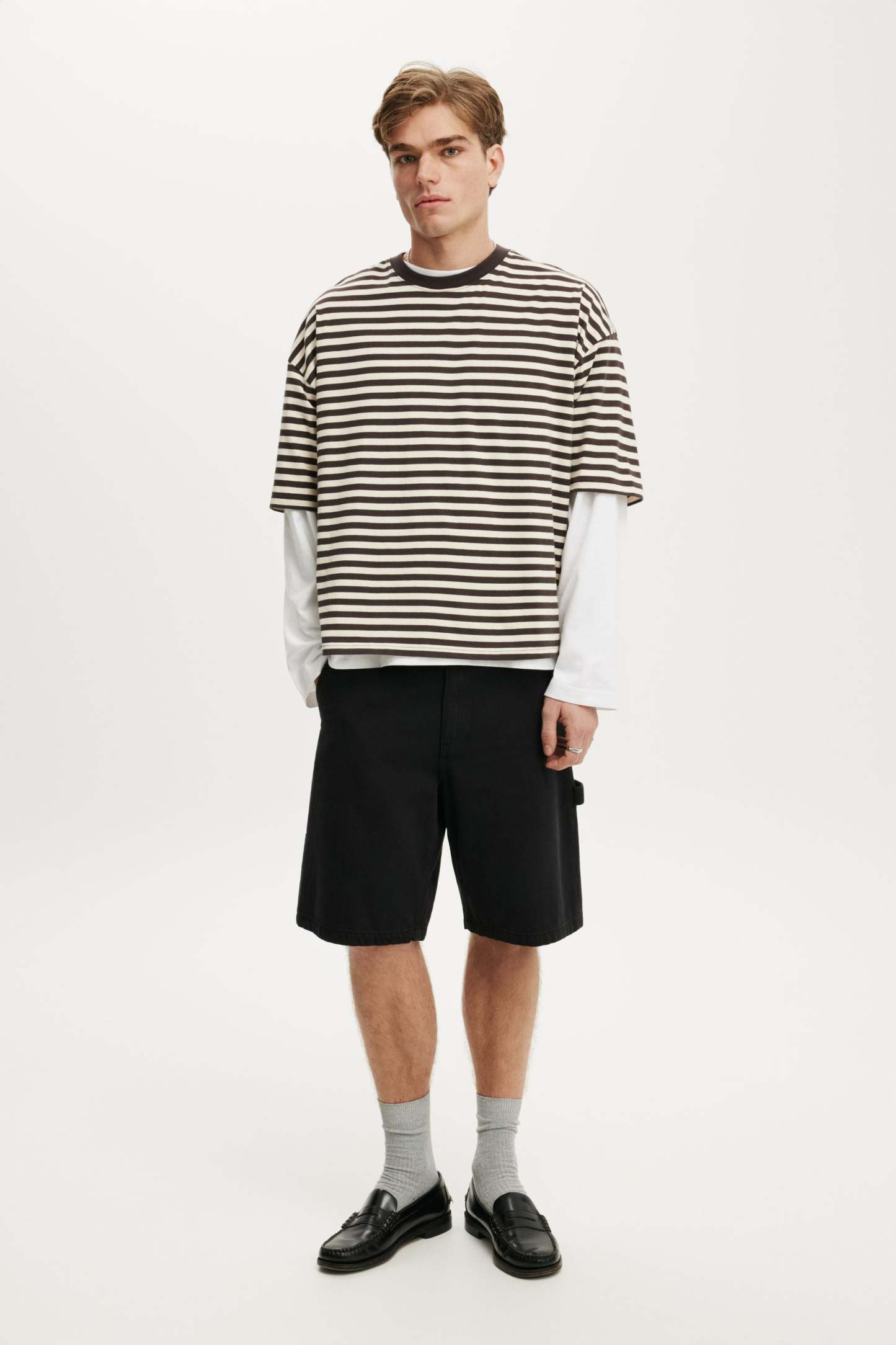 Regular Fit Long Sleeve, WHITE - example image 2