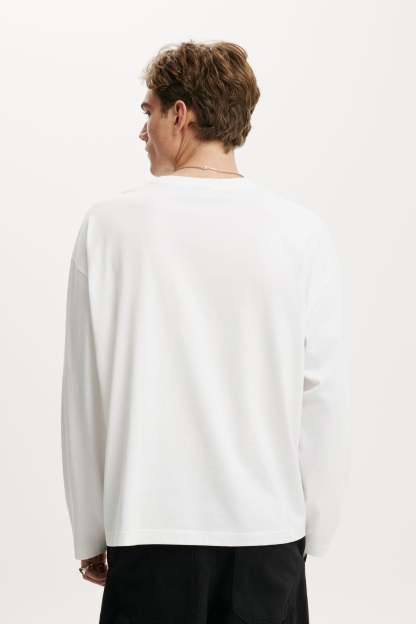Regular Fit Long Sleeve, WHITE - example image 3