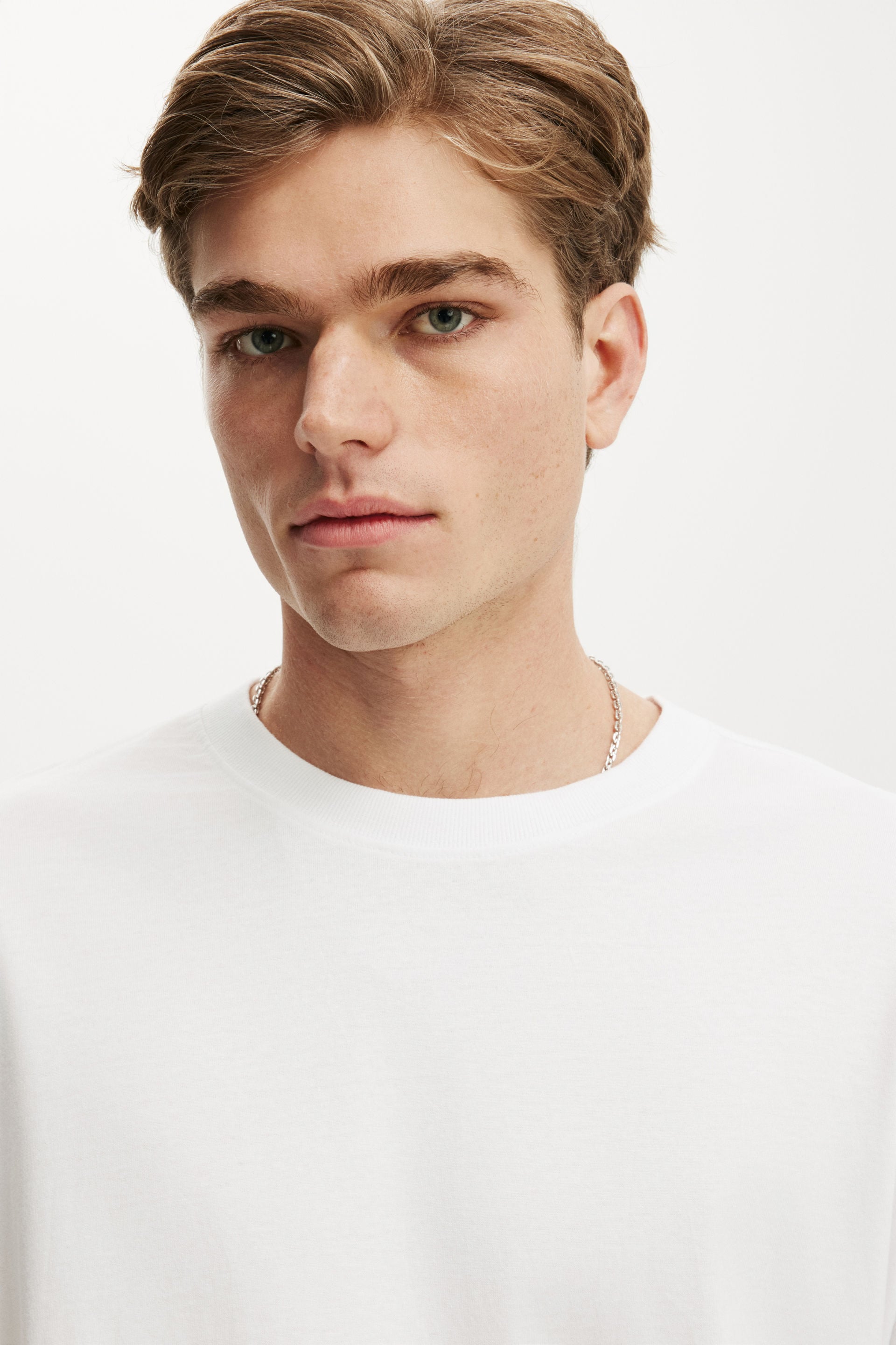 Regular Fit Long Sleeve, WHITE - example image 4