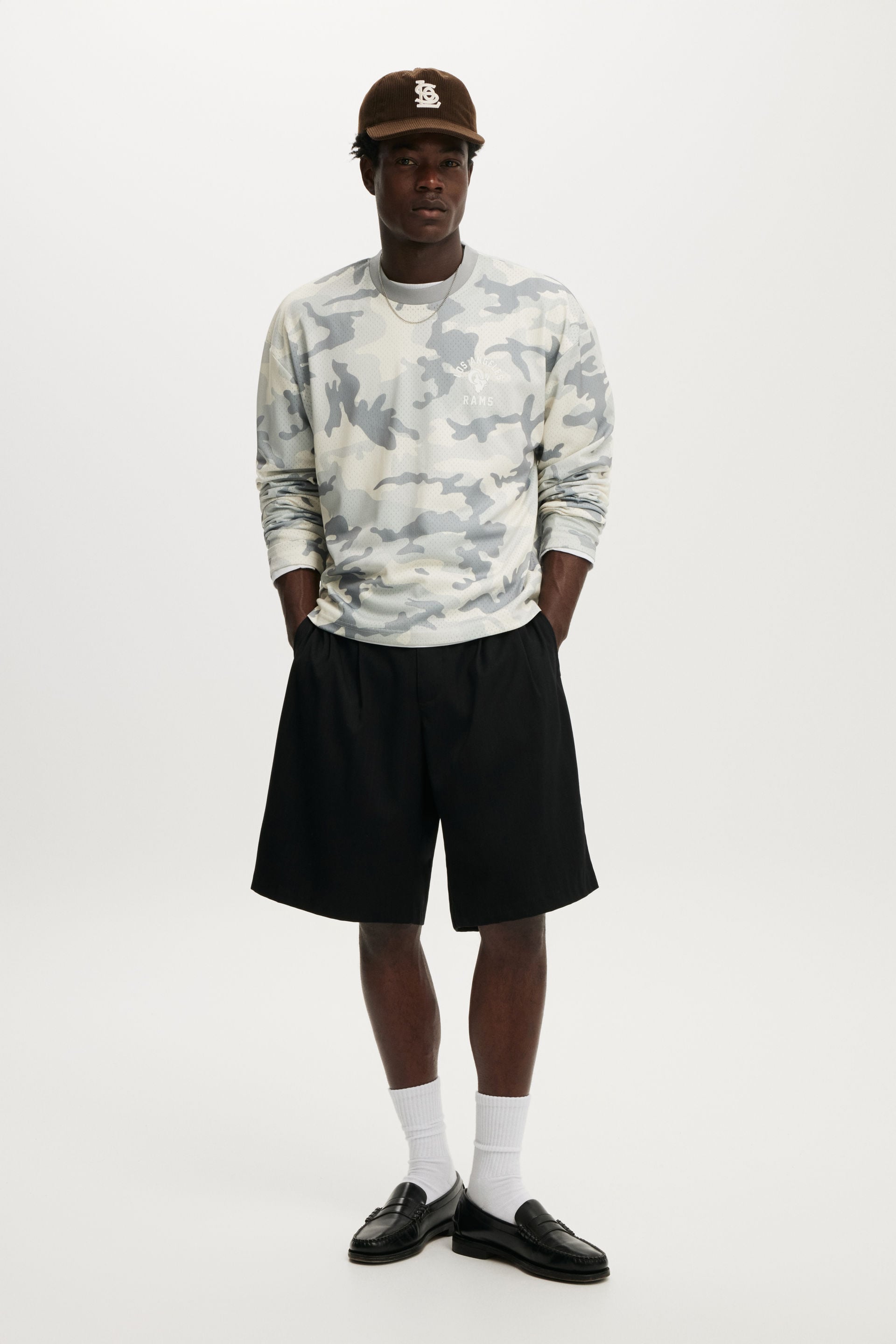 NFL Los Angeles Rams Long Sleeve Jersey, LCN NFL - GREY CAMO - LOS ANGELES RAMS - RAMS - example image 2