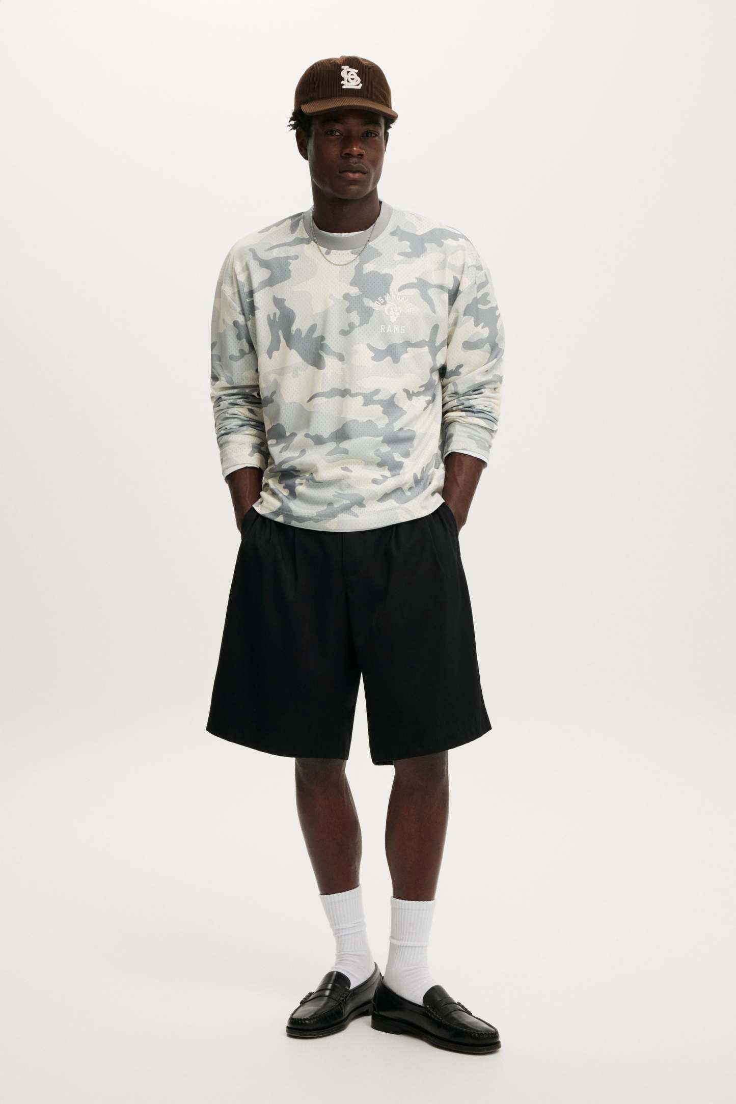 NFL Los Angeles Rams Long Sleeve Jersey, LCN NFL - GREY CAMO - LOS ANGELES RAMS - RAMS - example image 2