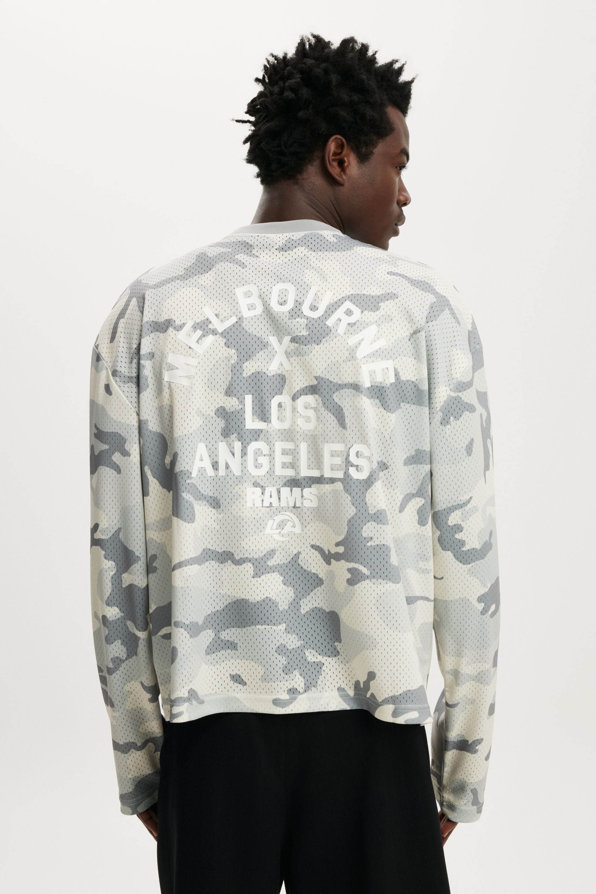 NFL Los Angeles Rams Long Sleeve Jersey, LCN NFL - GREY CAMO - LOS ANGELES RAMS - RAMS - example image 3