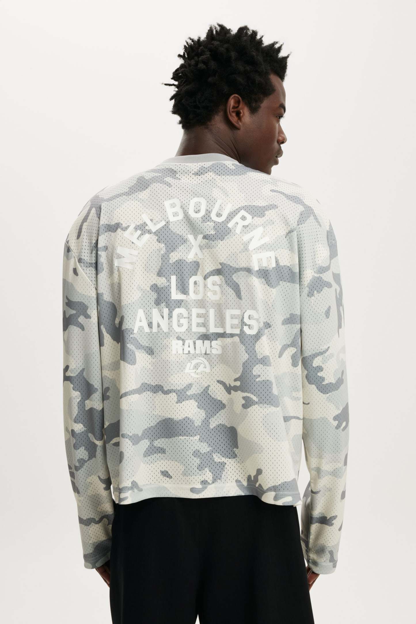 NFL Los Angeles Rams Long Sleeve Jersey, LCN NFL - GREY CAMO - LOS ANGELES RAMS - RAMS - example image 3