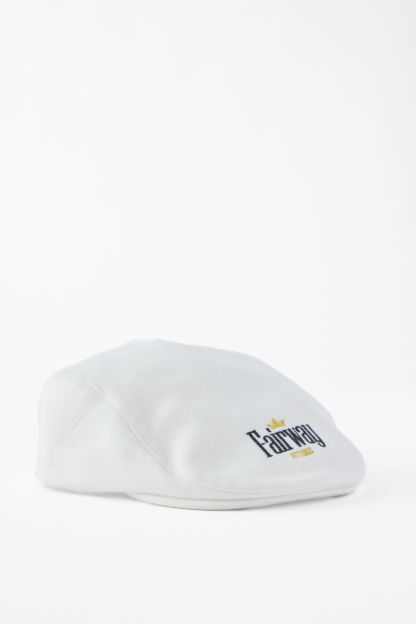 Mens Beret, WHITE/FAIRWAY FITTINGS - example image 2