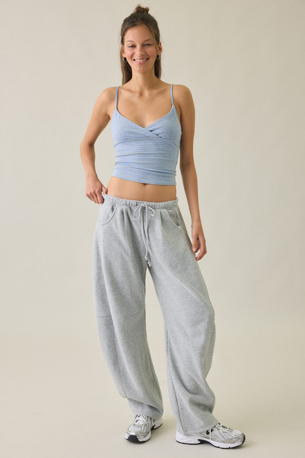 Out From Under Essential Barrel Leg 2.0 Sweatpants - Grey