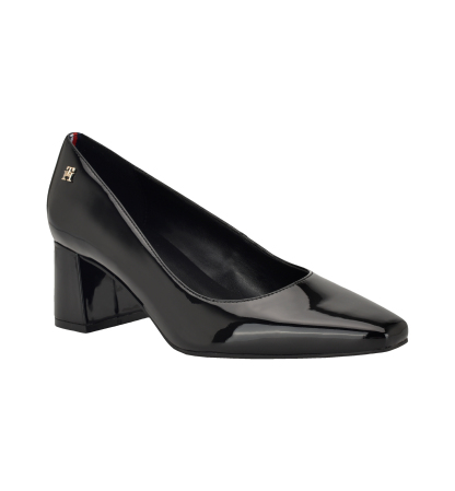 Tommy Hilfiger Women's Opheili Classic Block Heel Pumps - Black Patent