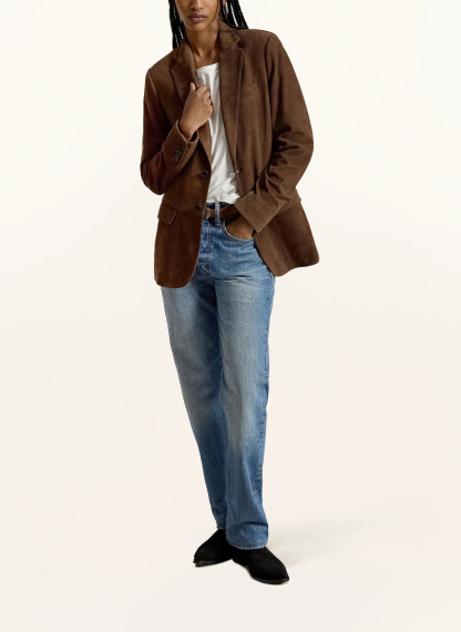 POLO RALPH LAUREN Lederblazer – DUNKELBRAUN