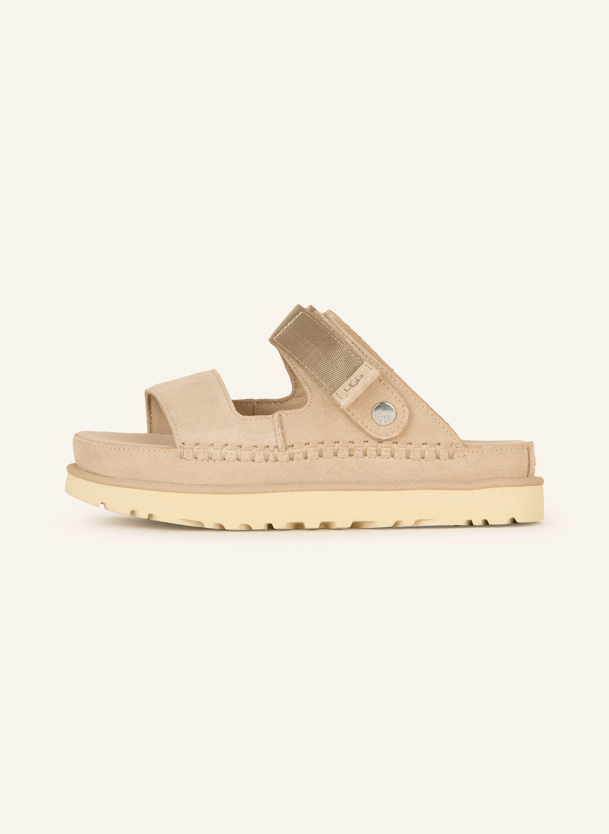 UGG Pantoletten GOLDENSTAR GLIDE – HELLBRAUN