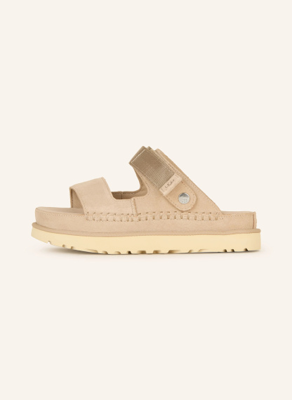UGG Pantoletten GOLDENSTAR GLIDE – HELLBRAUN
