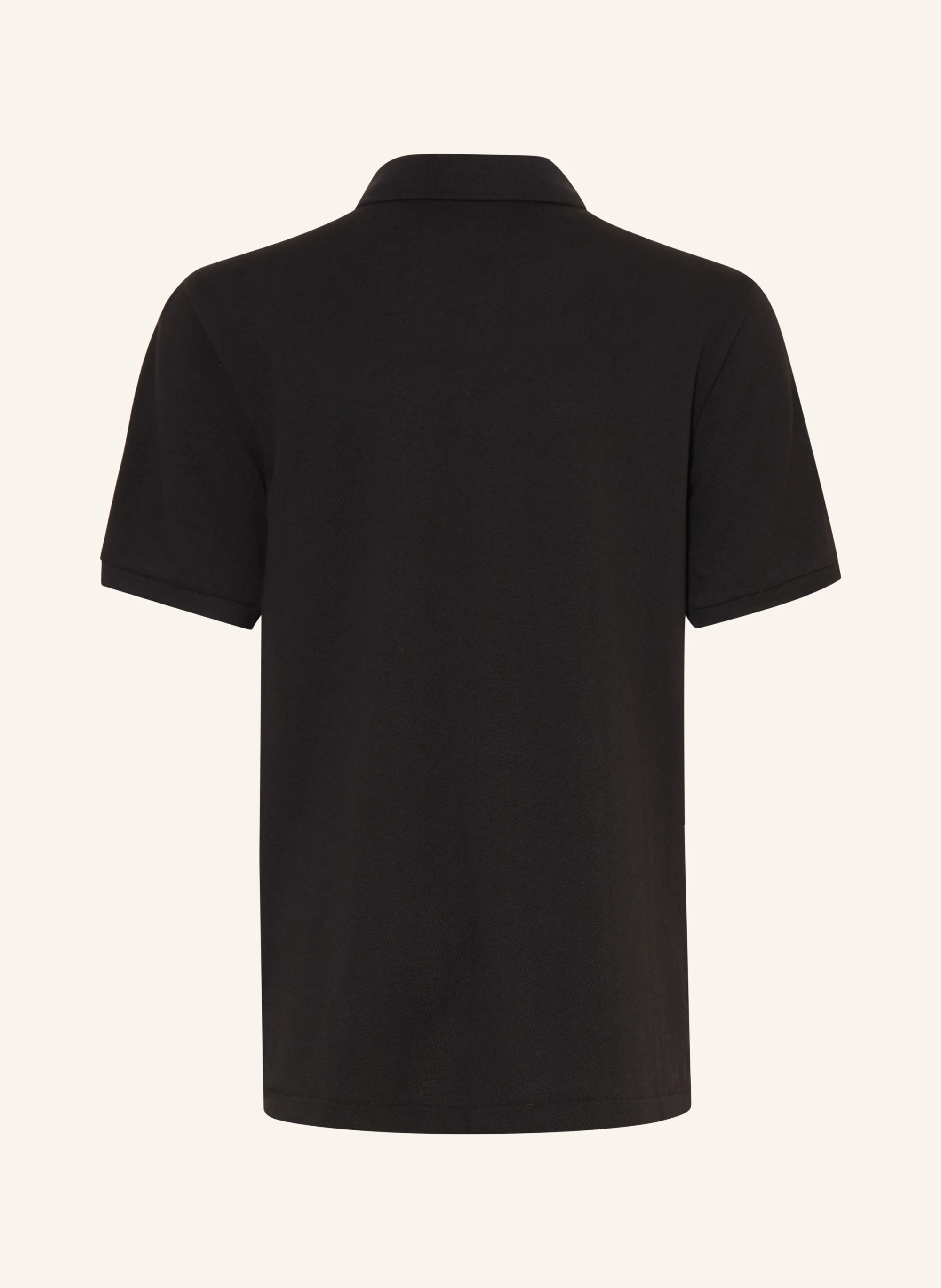 POLO RALPH LAUREN Piqué-Poloshirt – SCHWARZ / WEISS