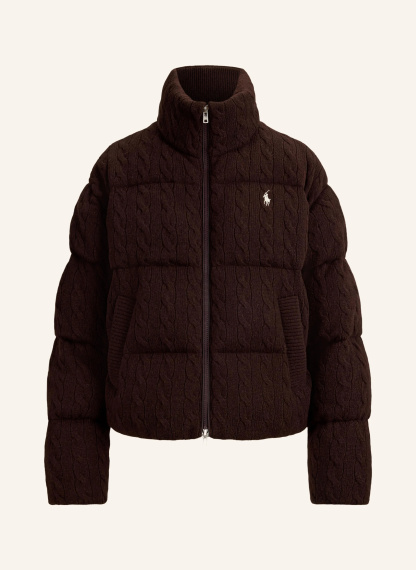 POLO RALPH LAUREN Steppjacke – DUNKELBRAUN / ECRU