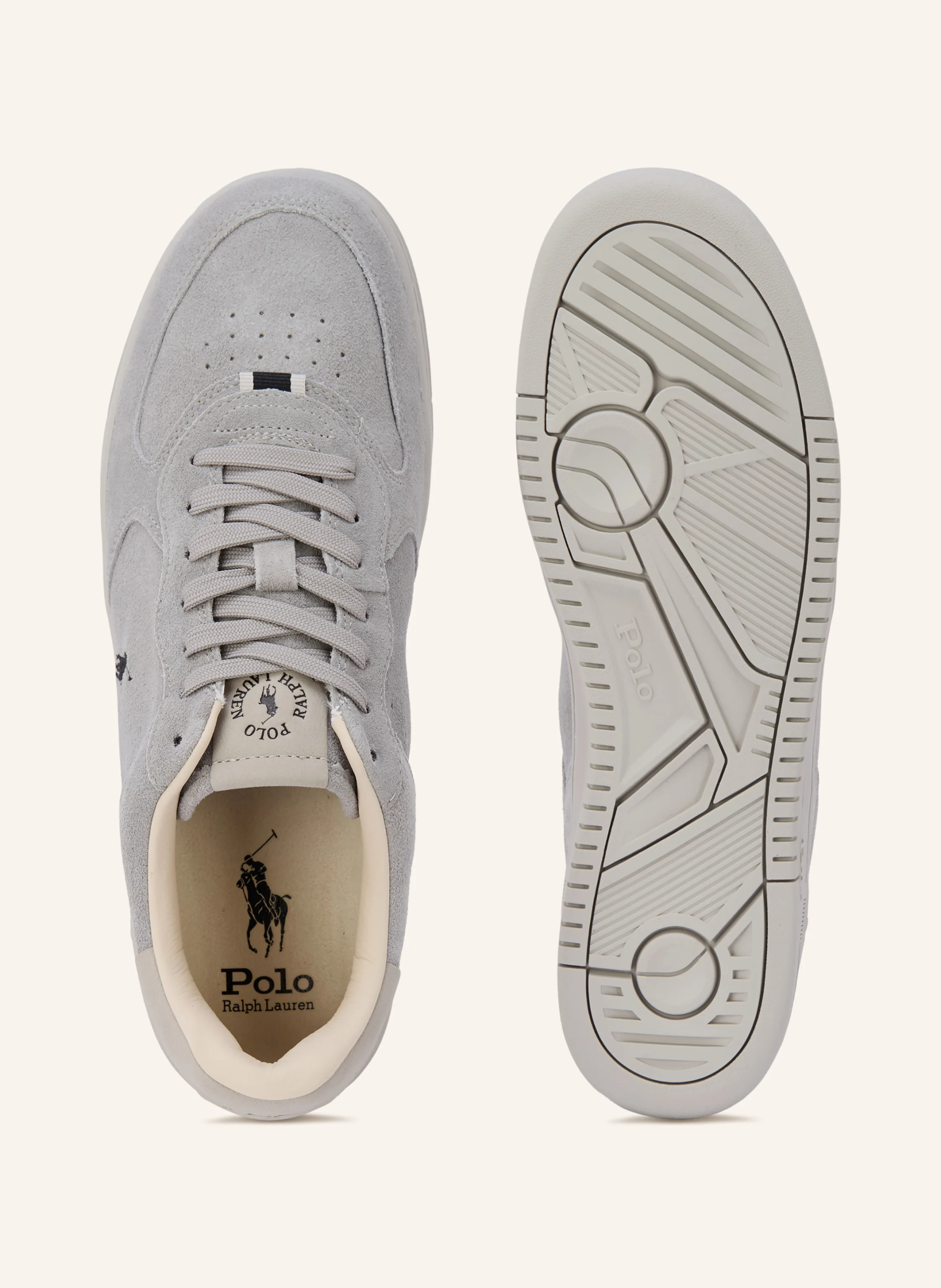 POLO RALPH LAUREN Sneaker MASTERS COURT – HELLGRAU