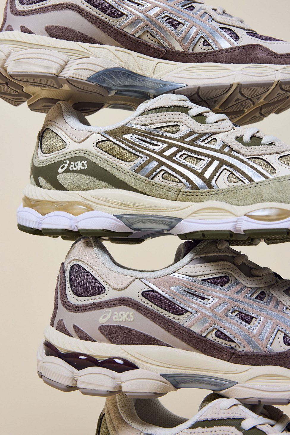 ASICS GEL-NYC Sneakers - Khaki/Pure Silver