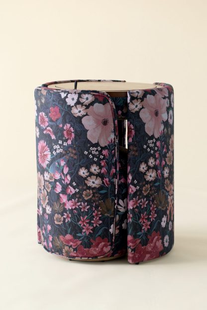 Jane Upholstered Vanity & Stool Set - Moody Floral