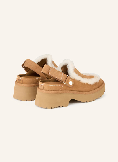 UGG Plateau-Mules ESMEE CLOG – CAMEL / CREME
