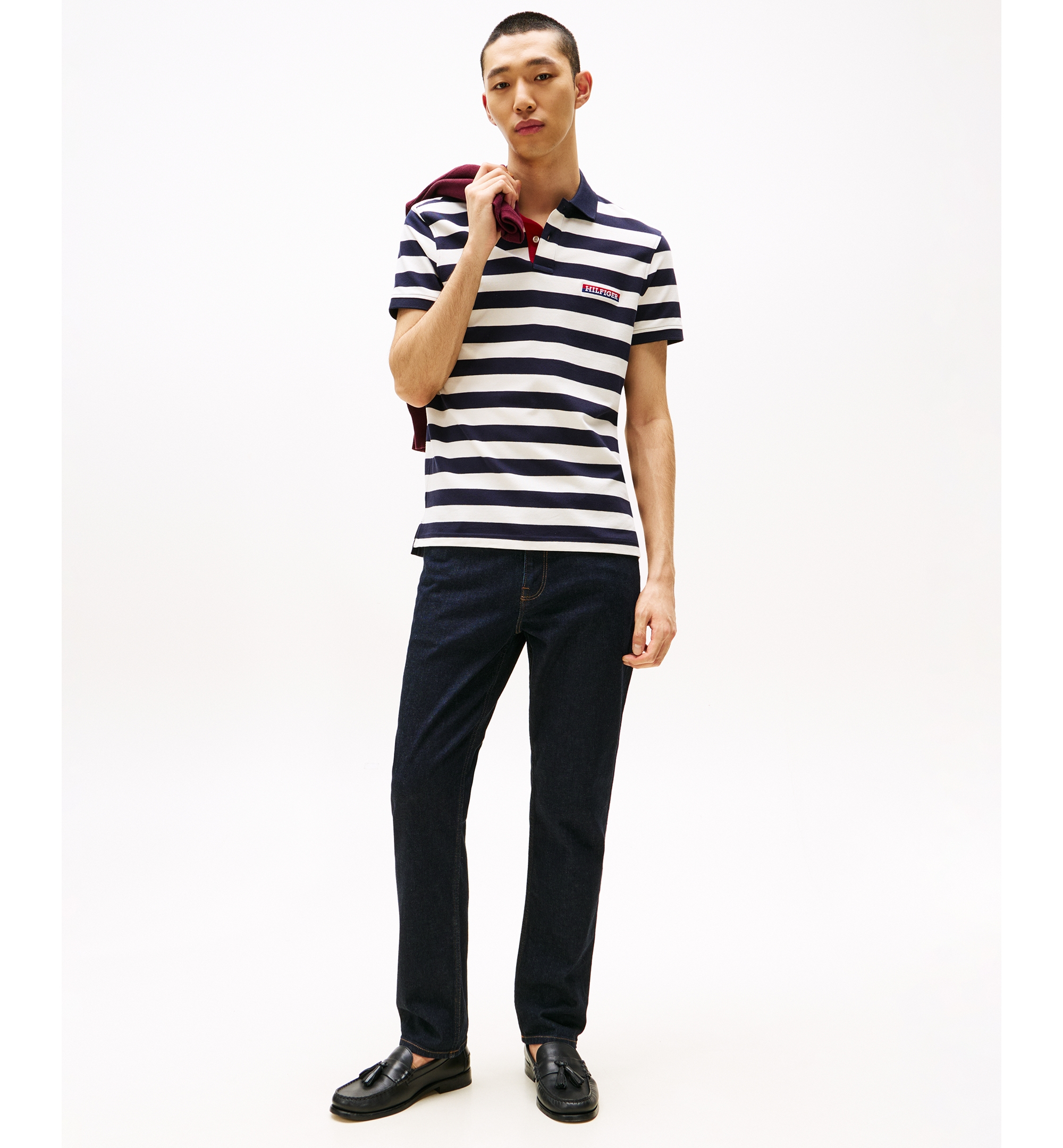 Tommy Hilfiger Men's Denton Straight-Fit Jeans - Rinse