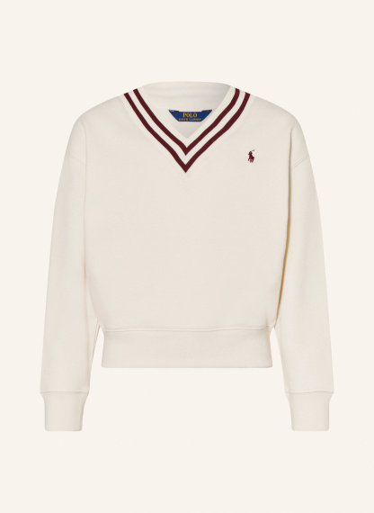 POLO RALPH LAUREN Pullover – ECRU / DUNKELBRAUN