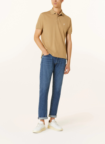 POLO RALPH LAUREN Piqué-Poloshirt Custom Slim Fit – CAMEL (1)