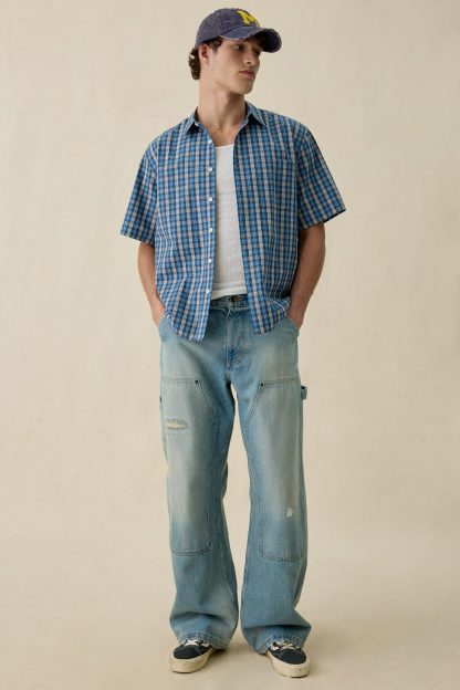 BDG Nitro Double Knee Baggy Fit Jeans - Titanium