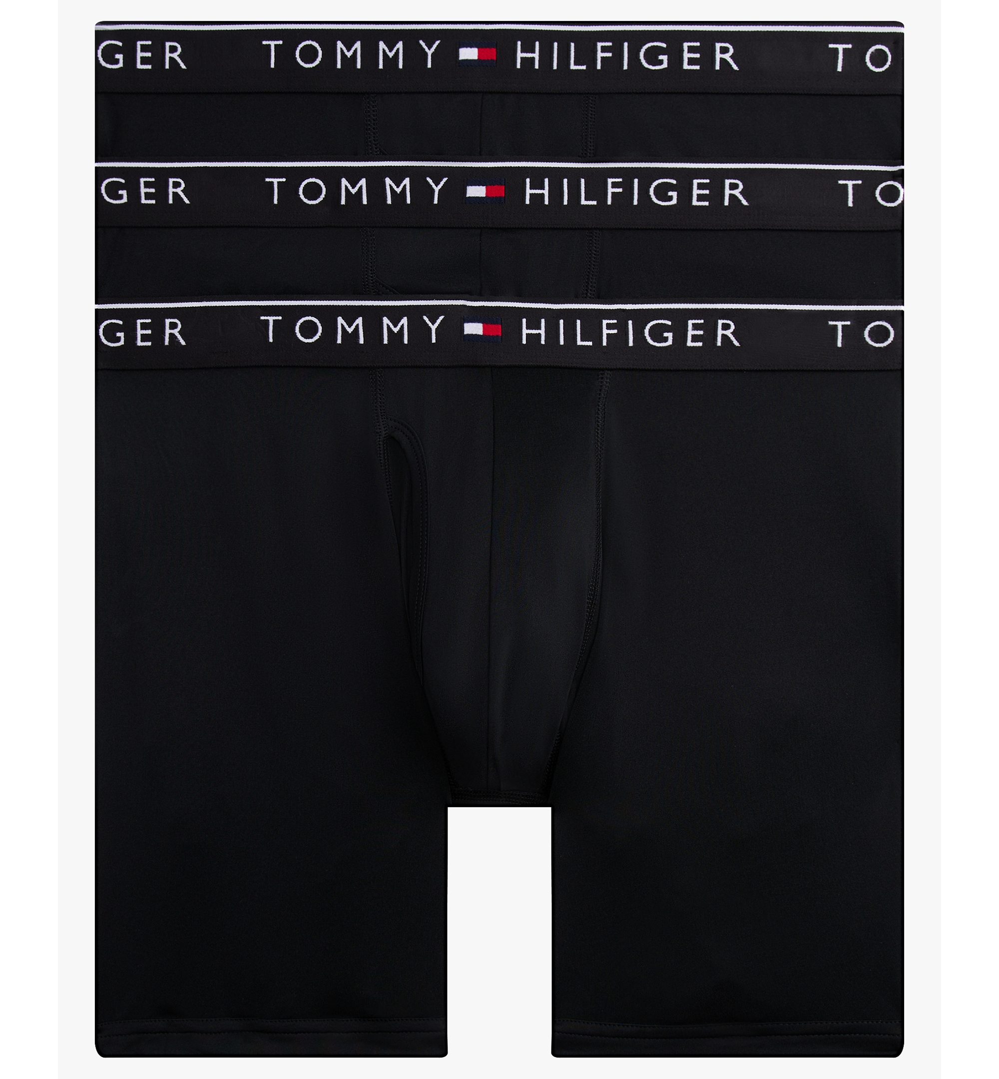 Tommy Hilfiger Men's Micro Boxer Briefs, 3-Pack - Black