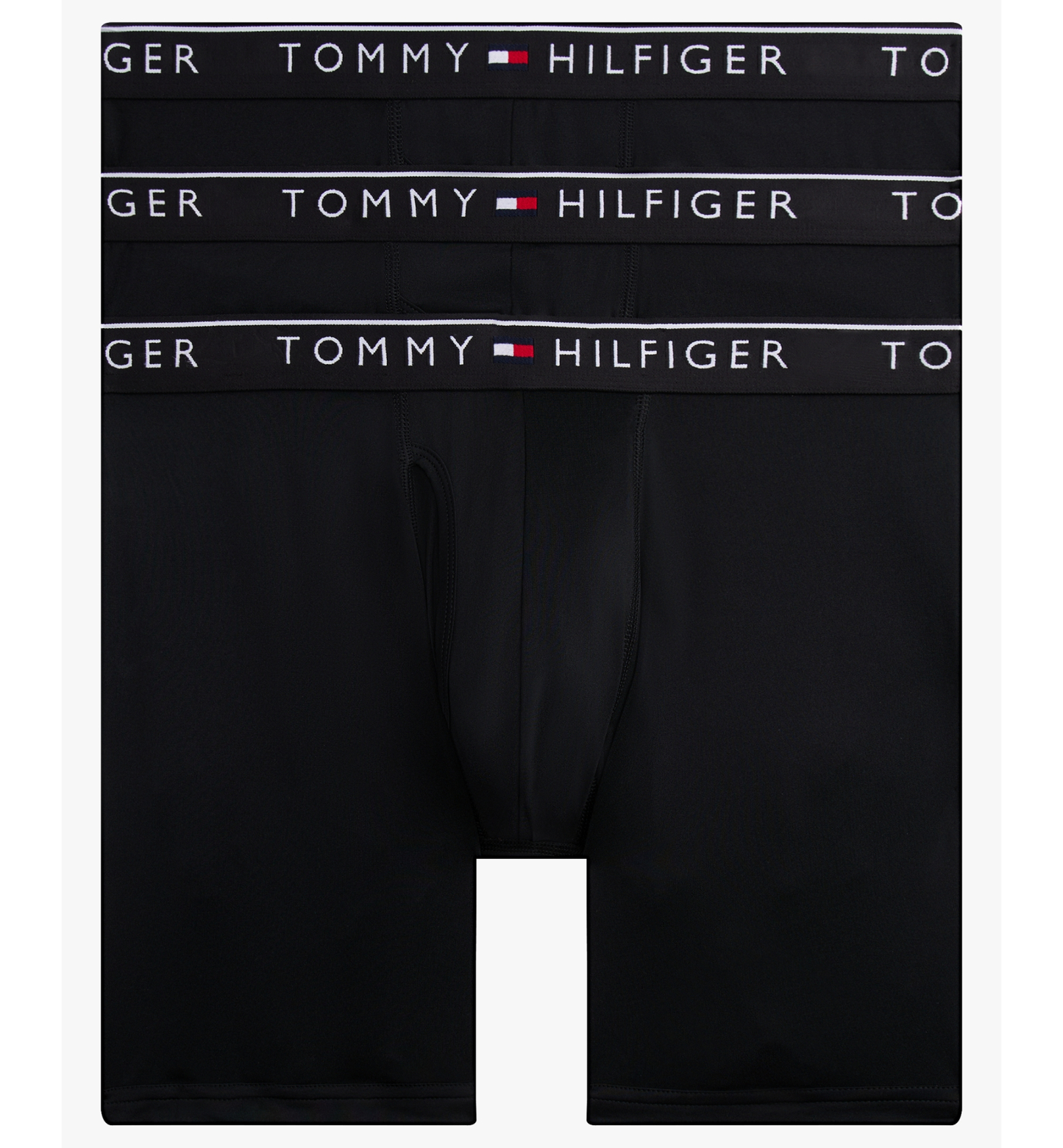 Tommy Hilfiger Men's Micro Boxer Briefs, 3-Pack - Black