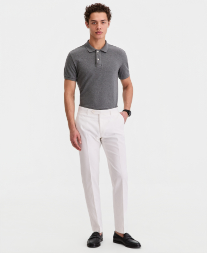 Tommy Hilfiger Men's Modern-Fit Linen Pants - White
