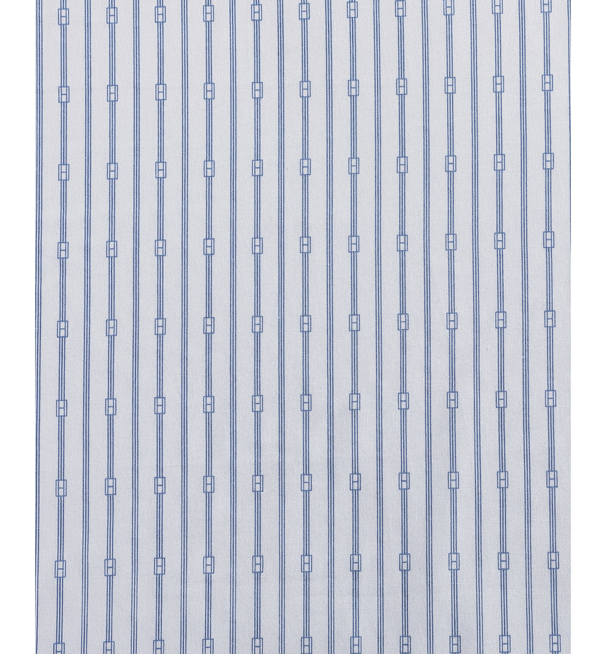 Tommy Hilfiger Printed 200-Thread Count Cotton Percale Sheet Set - Monogram Pastel Blue