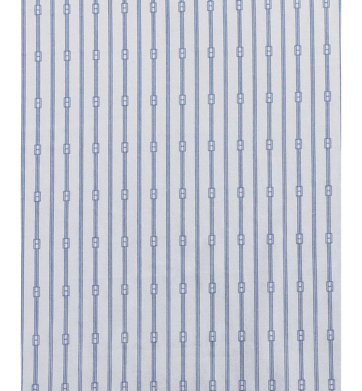 Tommy Hilfiger Printed 200-Thread Count Cotton Percale Sheet Set - Monogram Pastel Blue