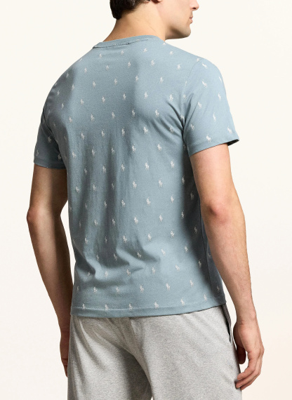 POLO RALPH LAUREN Lounge-Shirt – BLAUGRAU / WEISS