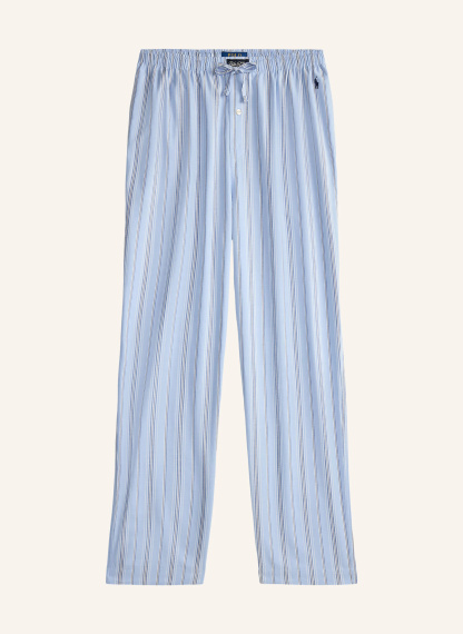 POLO RALPH LAUREN Schlafhose – HELLBLAU / DUNKELBLAU / WEISS