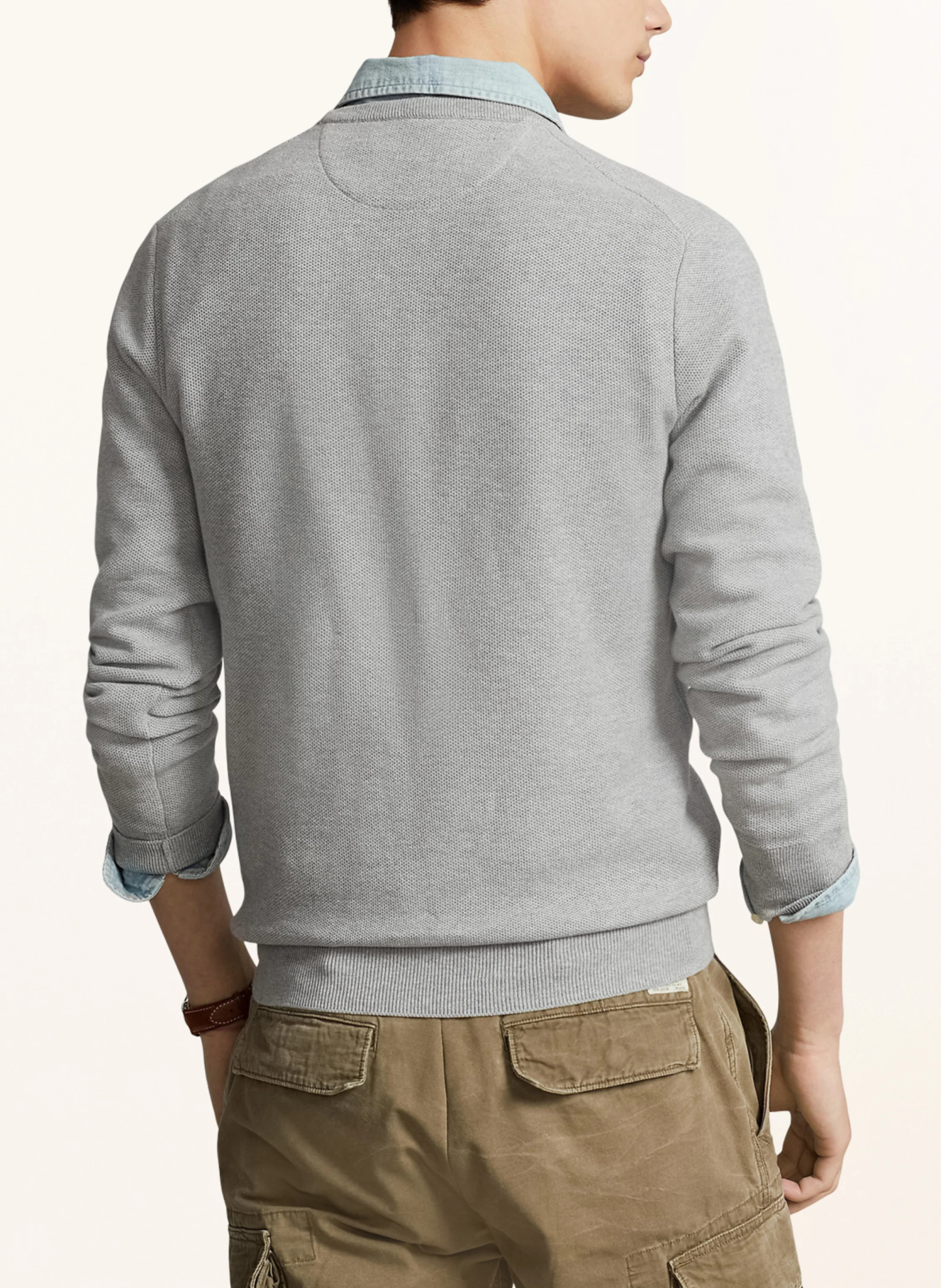 POLO RALPH LAUREN Pullover – HELLGRAU