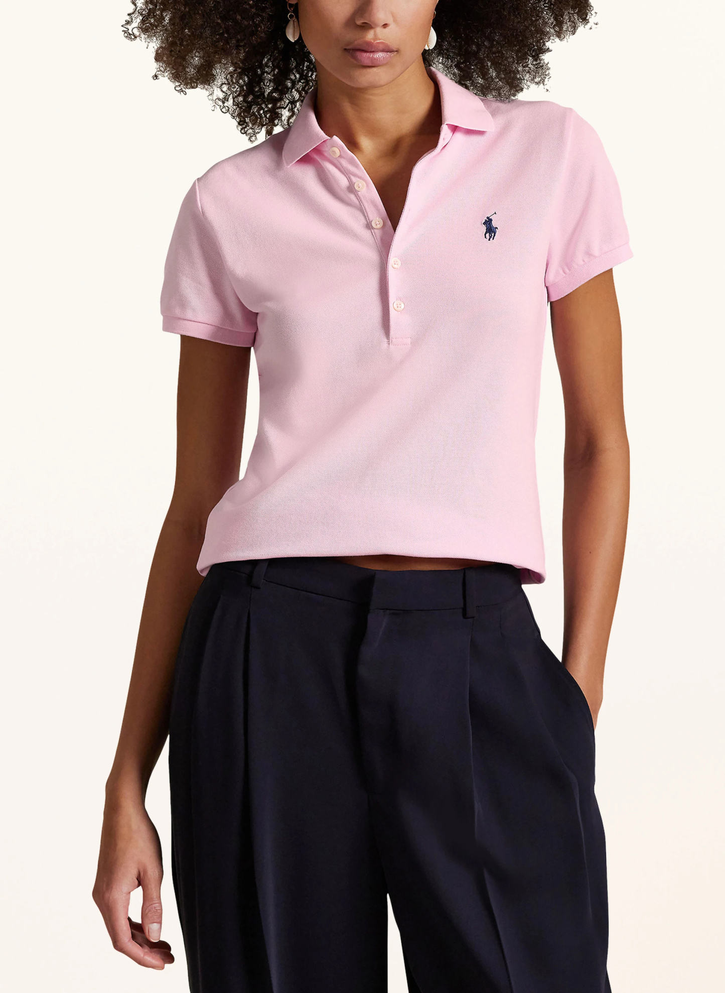 POLO RALPH LAUREN Piqué-Poloshirt – ROSA