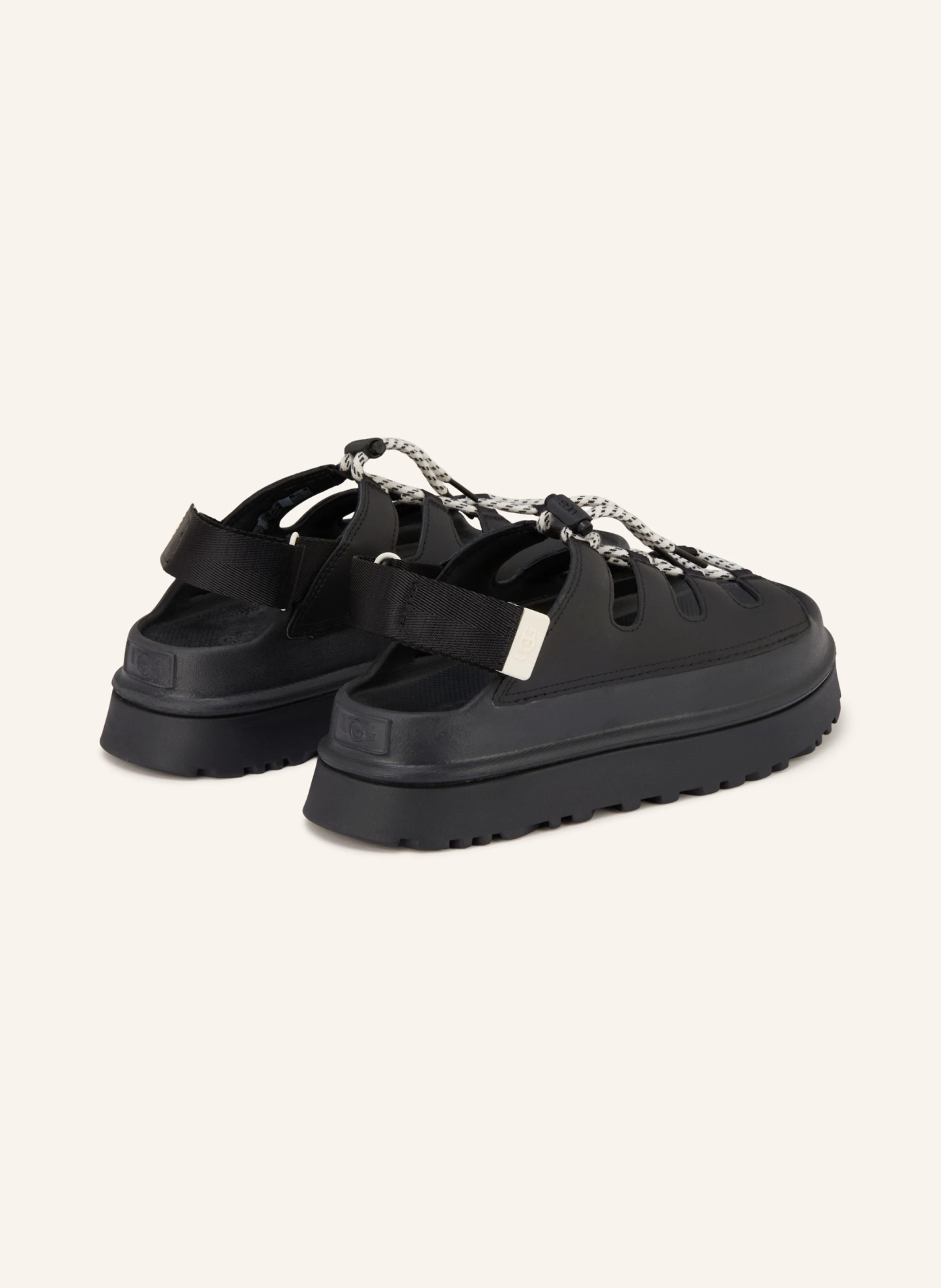 UGG Plateau-Sandalen GOLDENGLOW TOGGLE – SCHWARZ
