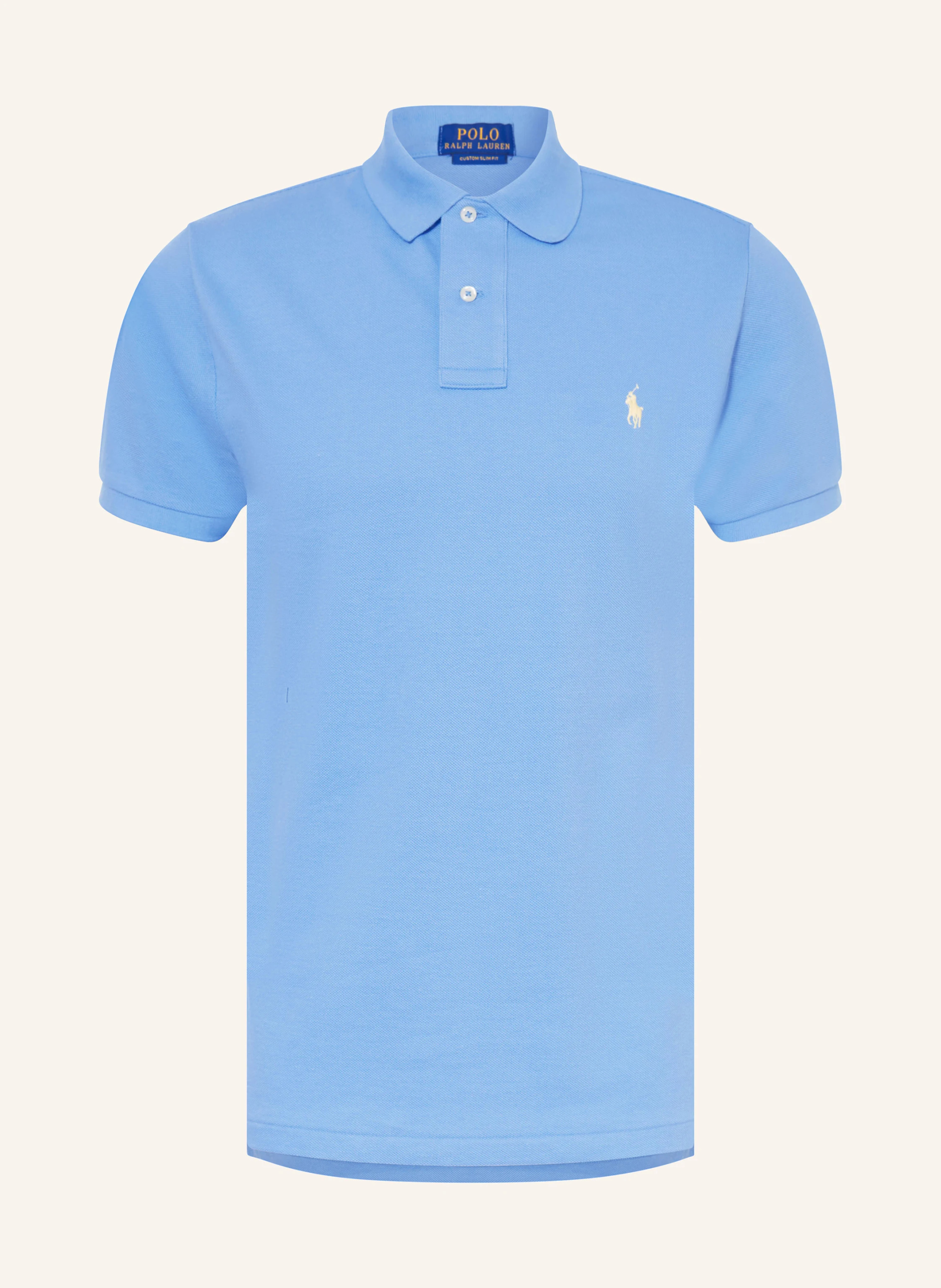 POLO RALPH LAUREN Piqué-Poloshirt Custom Slim Fit – HELLBLAU (1)
