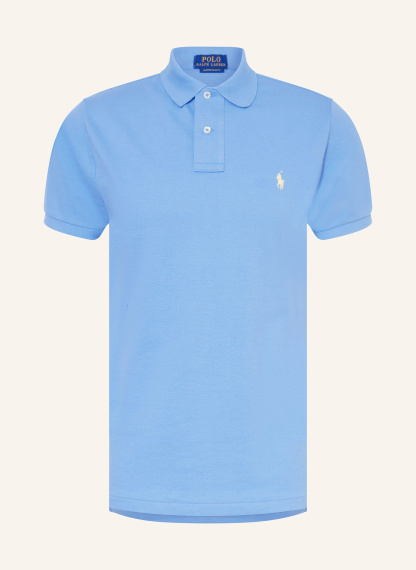 POLO RALPH LAUREN Piqué-Poloshirt Custom Slim Fit – HELLBLAU (1)