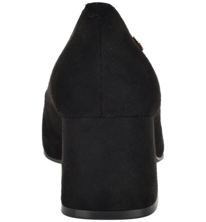 Tommy Hilfiger Women's Opheili Classic Block Heel Pumps - Black Sueded