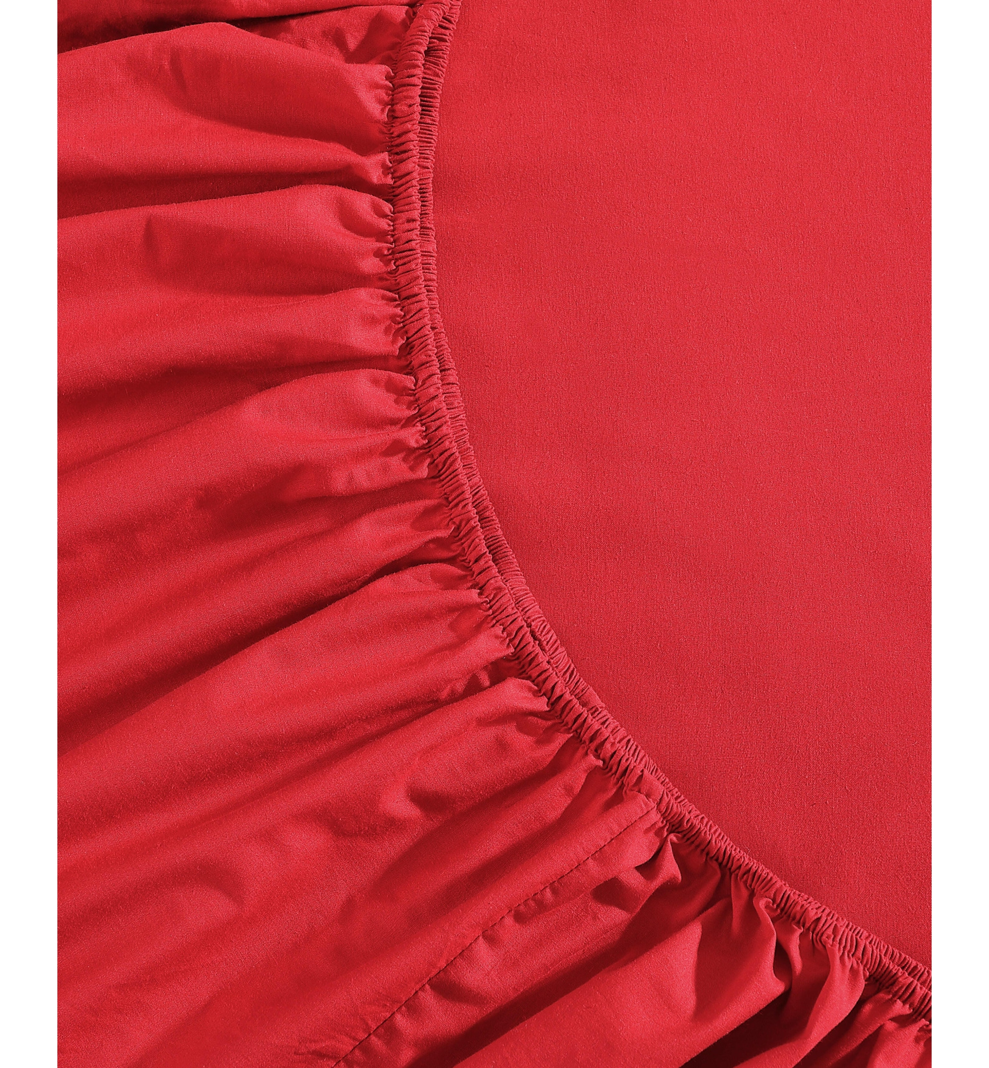 Tommy Hilfiger Solid 200-Thread Count Cotton Percale Sheet Set - Red