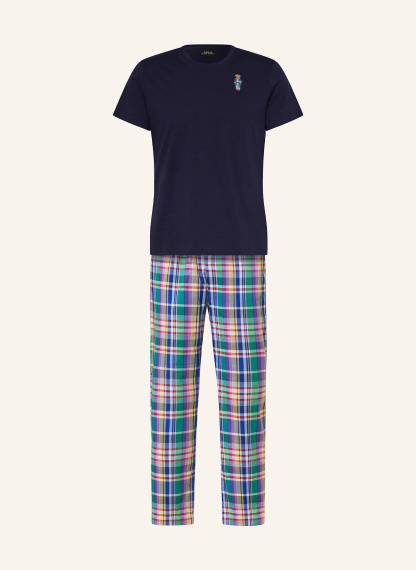 POLO RALPH LAUREN Schlafanzug – DUNKELBLAU / LILA / GELB