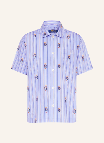POLO RALPH LAUREN Schlafshirt – HELLBLAU / BLAU / HELLBRAUN