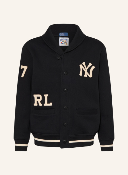 POLO RALPH LAUREN College-Jacke – DUNKELBLAU / ECRU