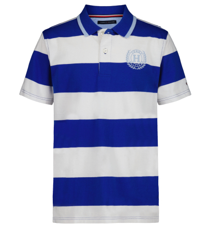 Tommy Hilfiger Boys' 8-20 Mariner Stripe Polo Shirt - Surf the Web