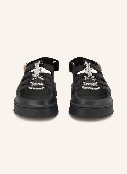 UGG Plateau-Sandalen GOLDENGLOW TOGGLE – SCHWARZ