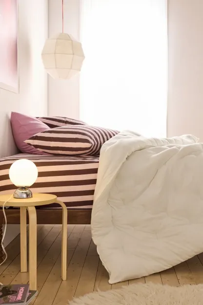 Soft Tee Jersey Pintuck Comforter - White