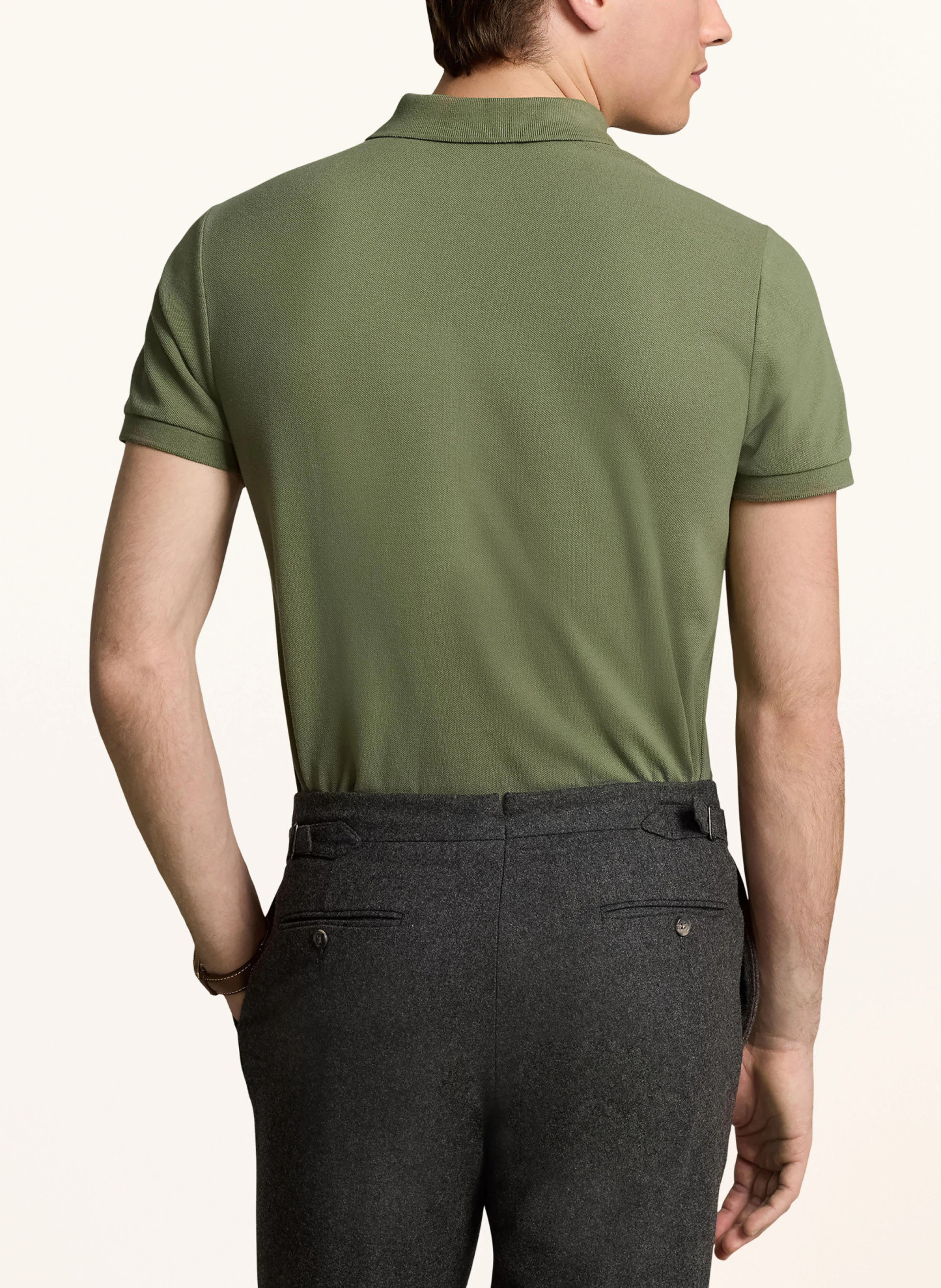 POLO RALPH LAUREN Piqué-Poloshirt Custom Slim Fit – GRÜN (2)