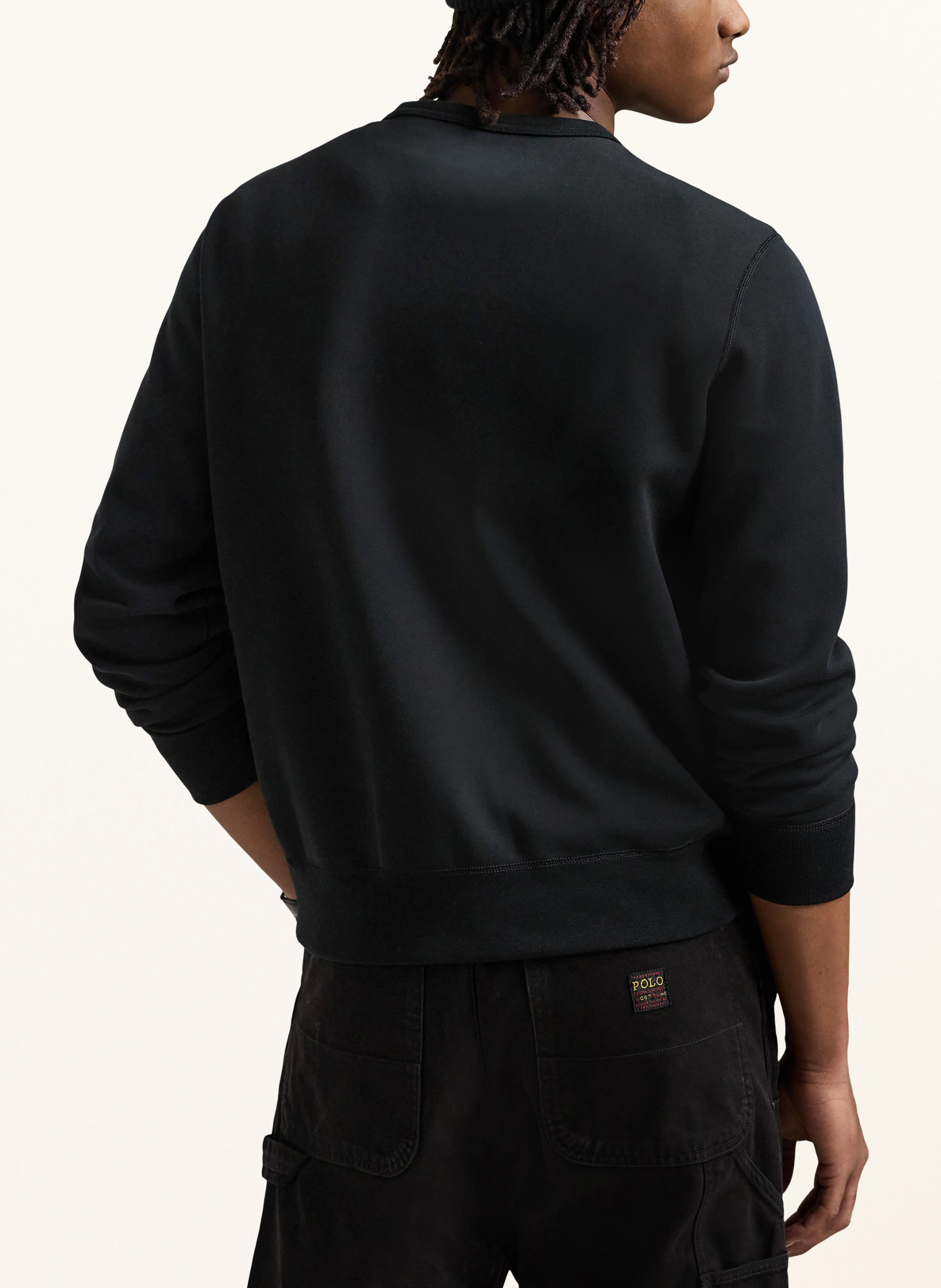 POLO RALPH LAUREN Sweatshirt – SCHWARZ / WEISS