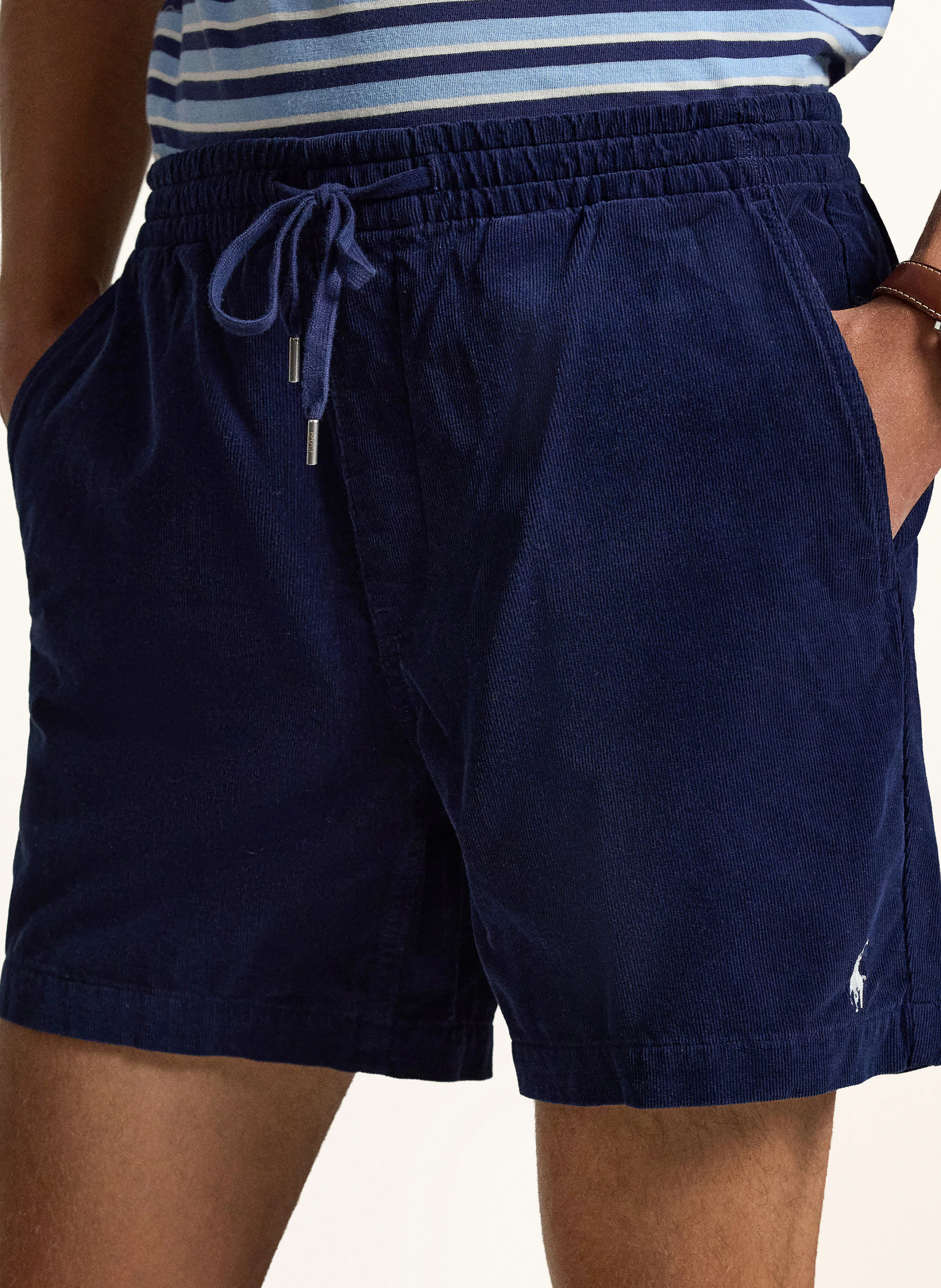 POLO RALPH LAUREN Cordshorts – DUNKELBLAU