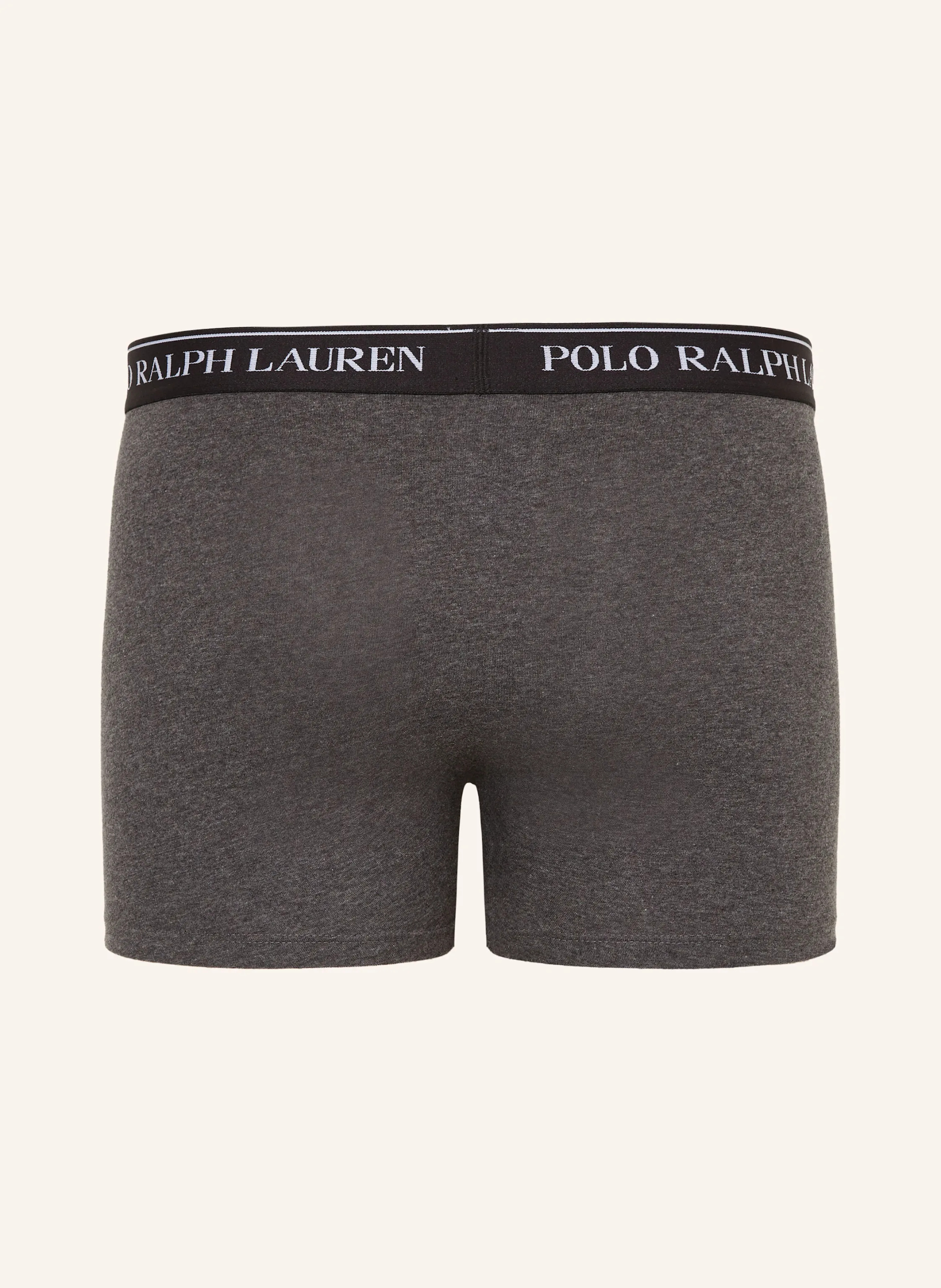 POLO RALPH LAUREN 3er-Pack Boxershorts – GRAU / KHAKI / SCHWARZ
