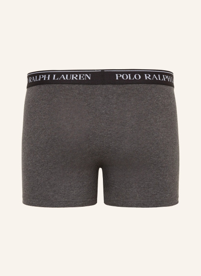 POLO RALPH LAUREN 3er-Pack Boxershorts – GRAU / KHAKI / SCHWARZ