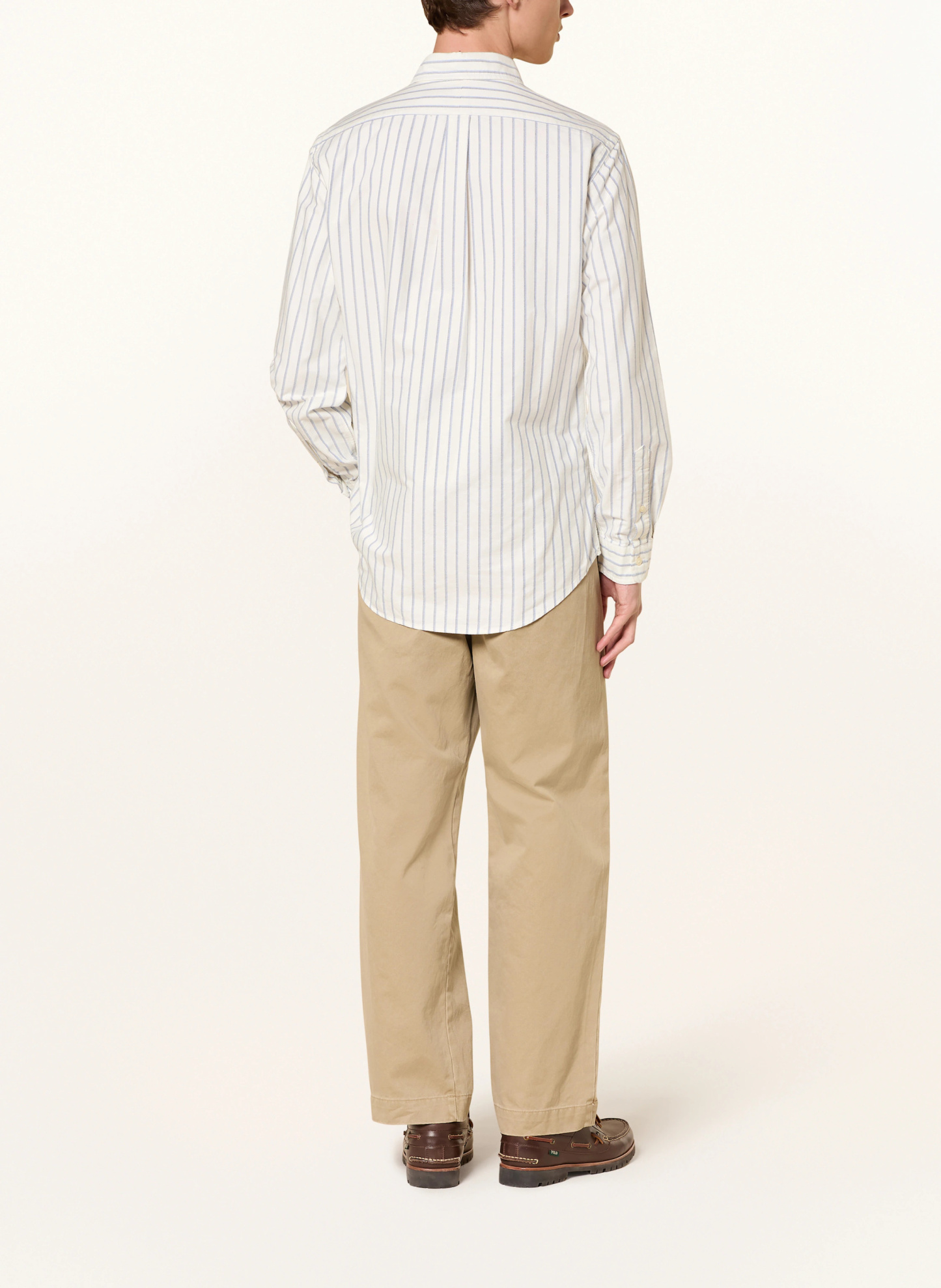 POLO RALPH LAUREN Oxfordhemd Custom Fit – WEISS / BLAU