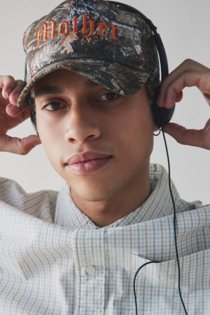 Mother Embroidered Camo Snapback Hat - Assorted
